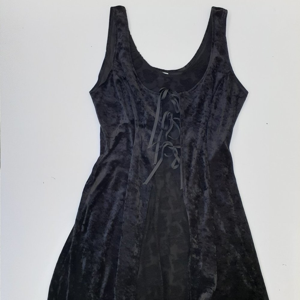 Fionella Di Verdi black velvet dress